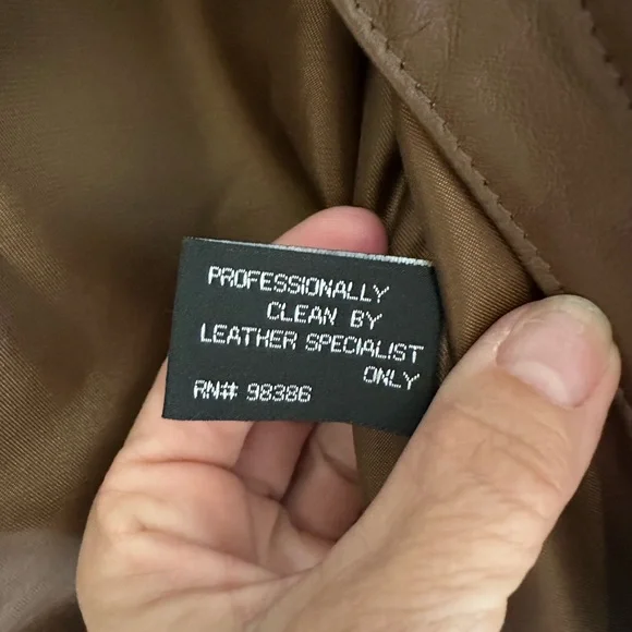 Vintage Brown Fringe Leather Jacket - Picture 5 of 8